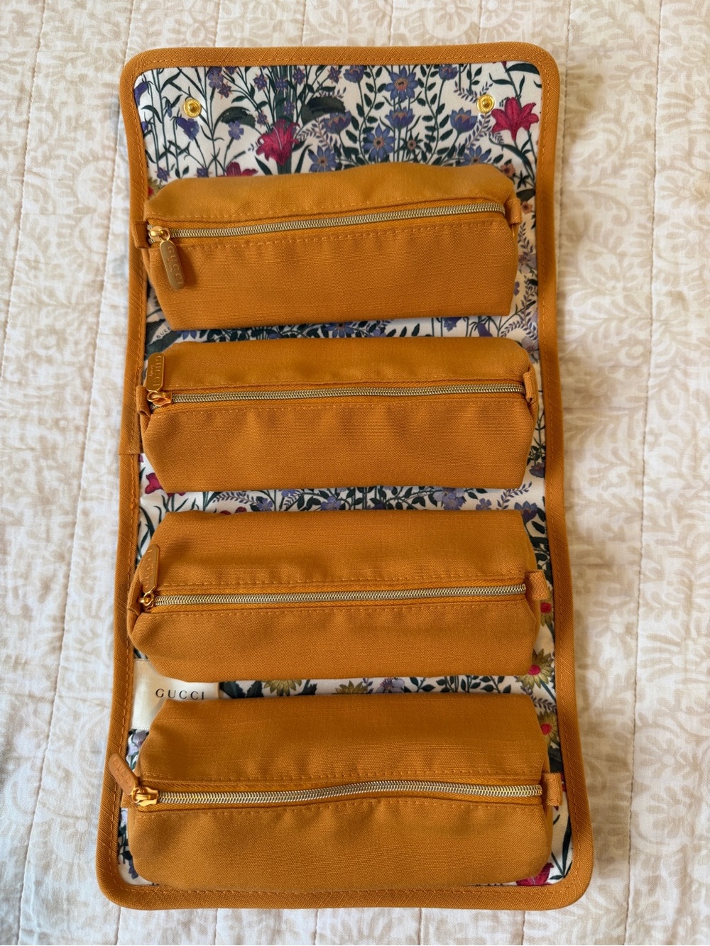 Gucci Travel Organizer Pouch Set/ Make up/ Cosmetics bag